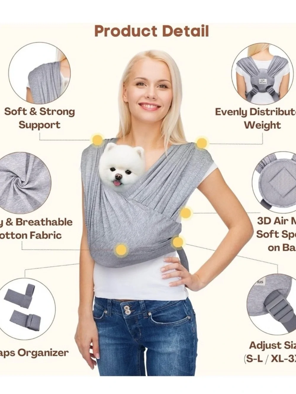 AnccoPlus Dog Carrier For Small Dogs